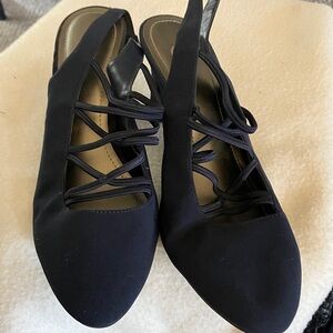 Chic Black Women's Slingback Heels